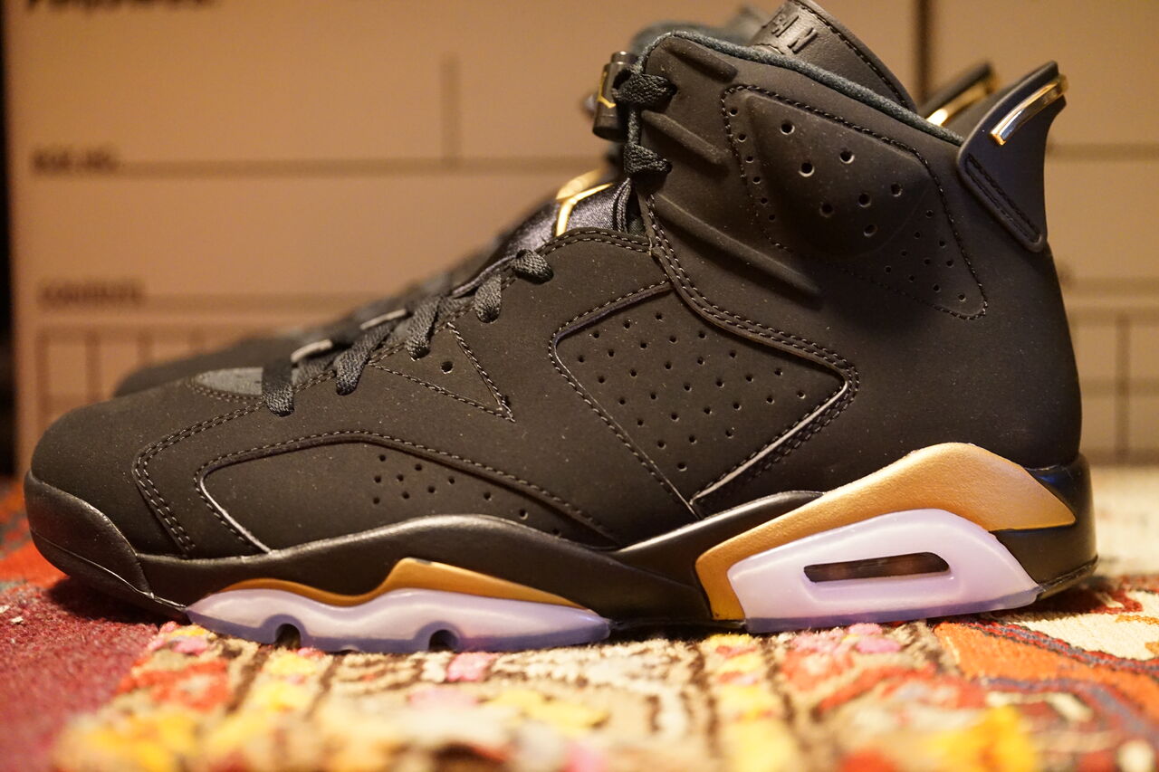 Air Jordan 6 DMP NIKE ブラック/ゴールド NIKE AIR JORDAN 6 DMP BLACK METALLIC GOLD : ああ、好きに走れ