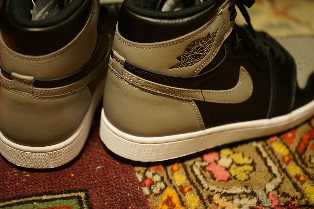 Nike Air Jordan 1 Retro High OG Shadow 2018 Size4-10.5 Black