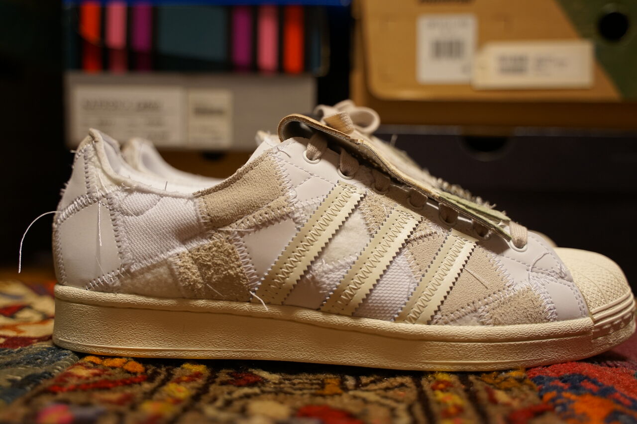 Recouture Atmos Adidas Originals Super Star Atmos Sh White ああ 好きに走ればいいじゃない Recouture Atmos Adidas Originals Super Star Atmos Sh White ああ 好きに走ればいいじゃない