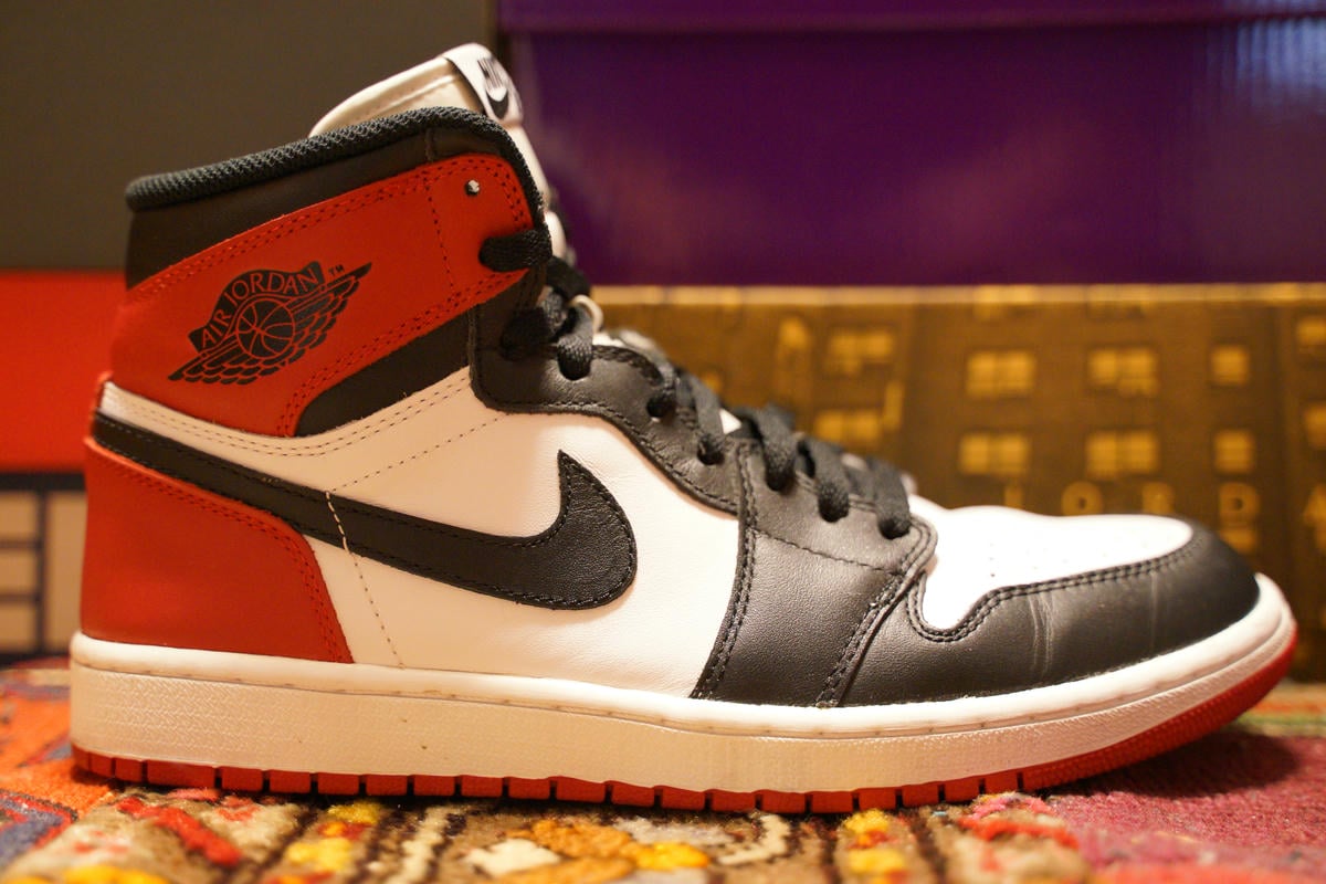 2013 AIR JORDAN 1 RETRO HIGH OG つま黒 レビュー】ナイキ エアジョーダン1 つま黒 リイマジンドのサイズ感や