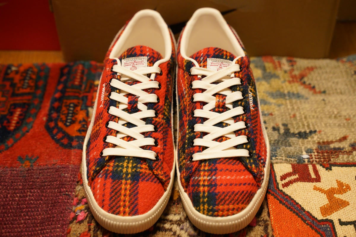 PUMA SUEDE VTG HARRIS TWEED RED