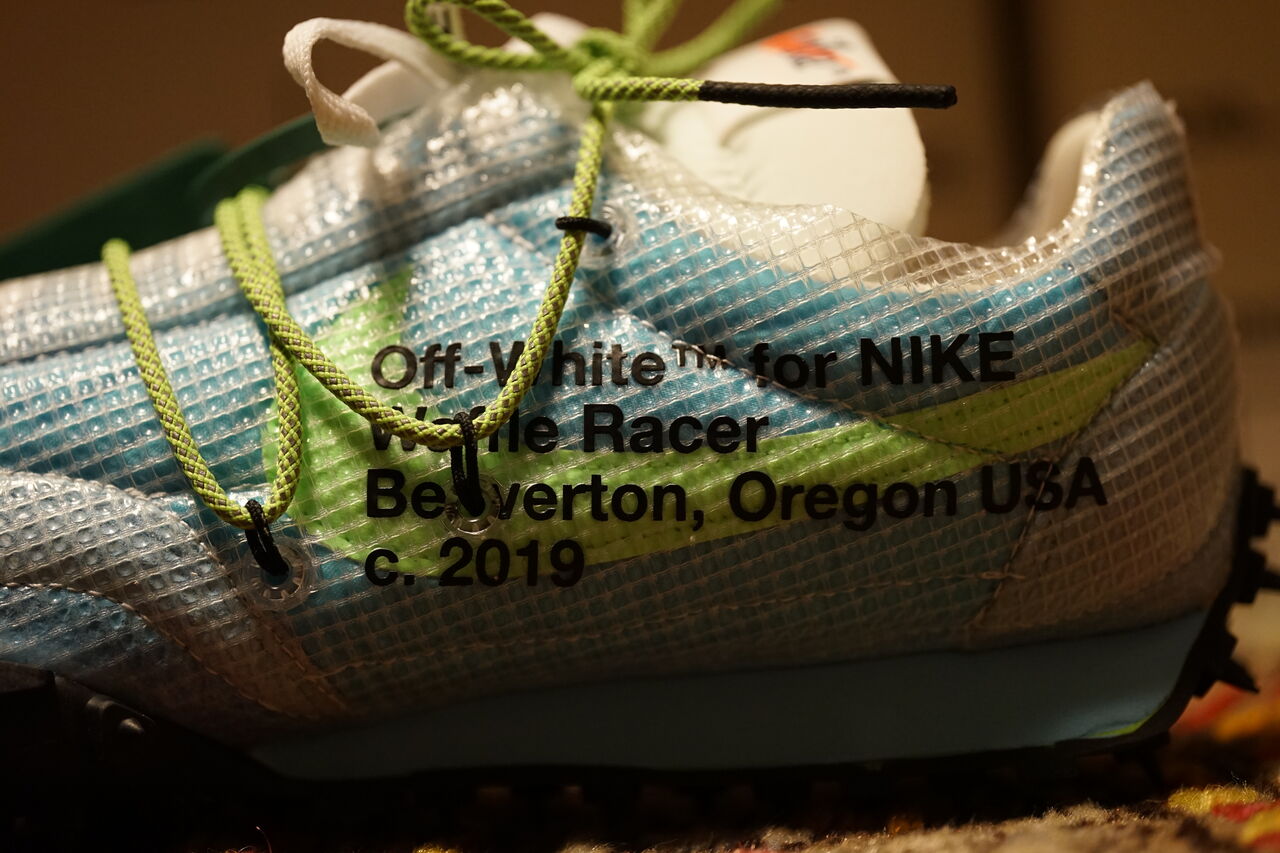 NIKE×OFF-WHITE WMNS WAFFLE LACER VIVID SKY : ああ、好きに