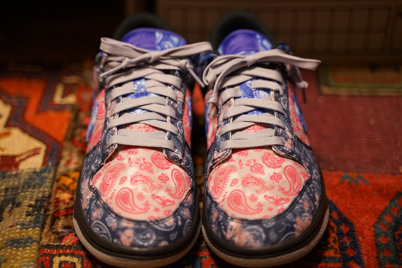 NIKE BY YOU DUNK LOW UNLOCKED MULTI PAISLEY 2nd : ああ、好き