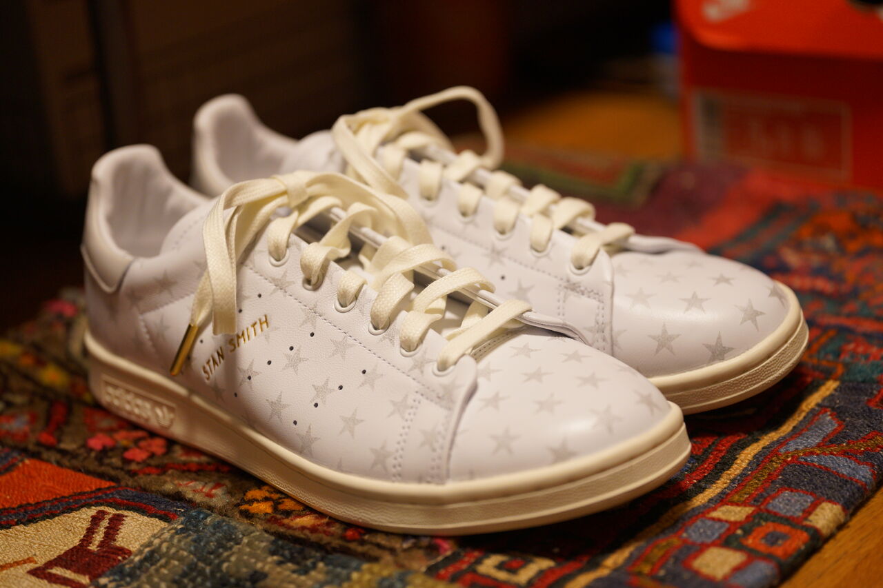 靴 adidas STAN SMITH LUX atmos 27cm IF9990 adidas x Atmos Stan Smith Lux 'Stars' IF9990