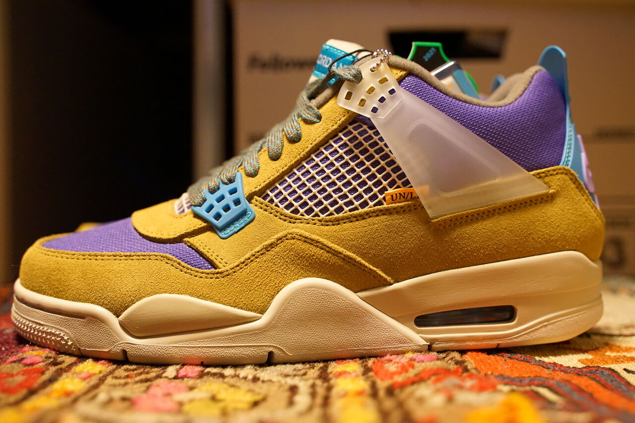 希少Union × Nike Air Jordan 4 Desert Moss