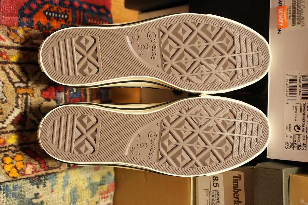 CONVERSE ALL STAR AGED IGNT HI アウトソール