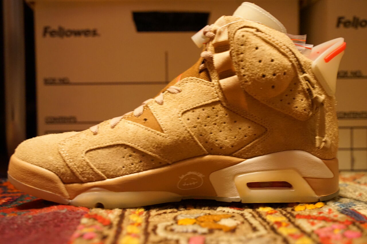 デパート 送料無料 AIR NIKE × SCOTT TRAVIS JORDAN ああ、好き : KHAKI BRITISH 6 靴