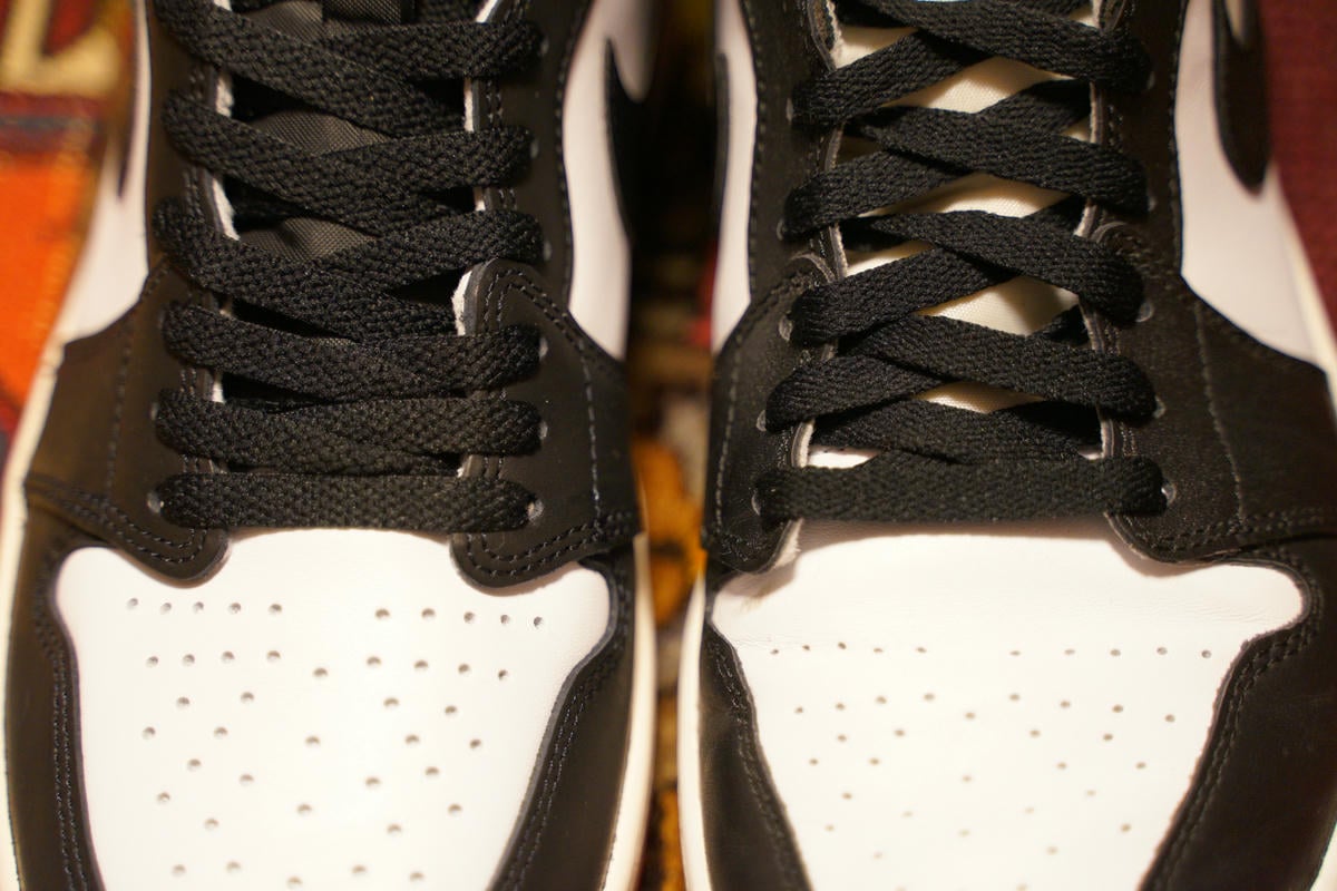 AJ1つま黒 トゥボックス