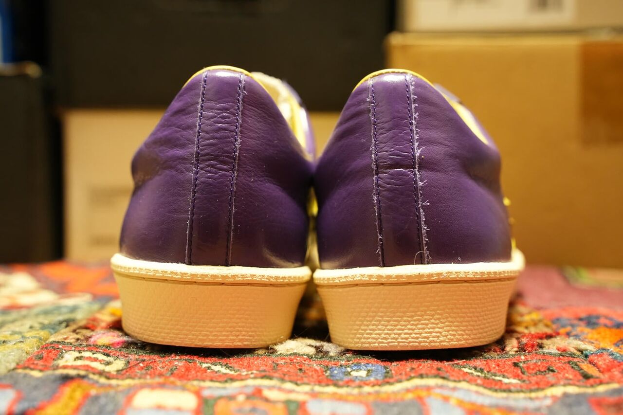 MAGFORLIA × CONVERSE PROLEATHER J VTG OX ヒールサイド