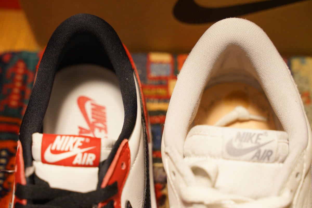 85仕様のAJ1と比べるとクッションの薄さは一目瞭然"