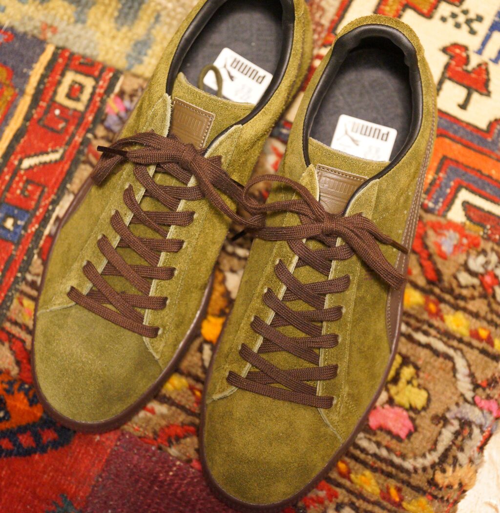PUMA SUEDE VTG MIJ WRS DEEP OLIVE : ああ、好きに走ればいい