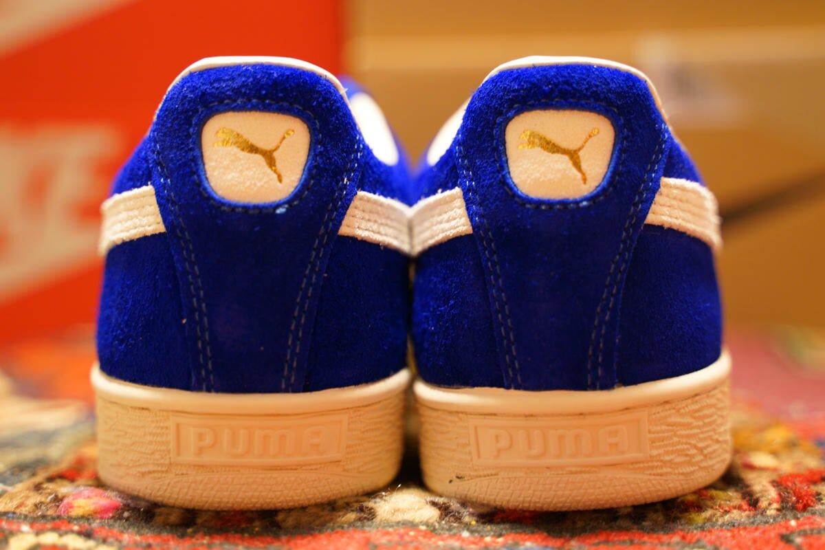 PUMA SUEDE CHARLES F.STEAD Ⅲ ROYAL ヒールサイド