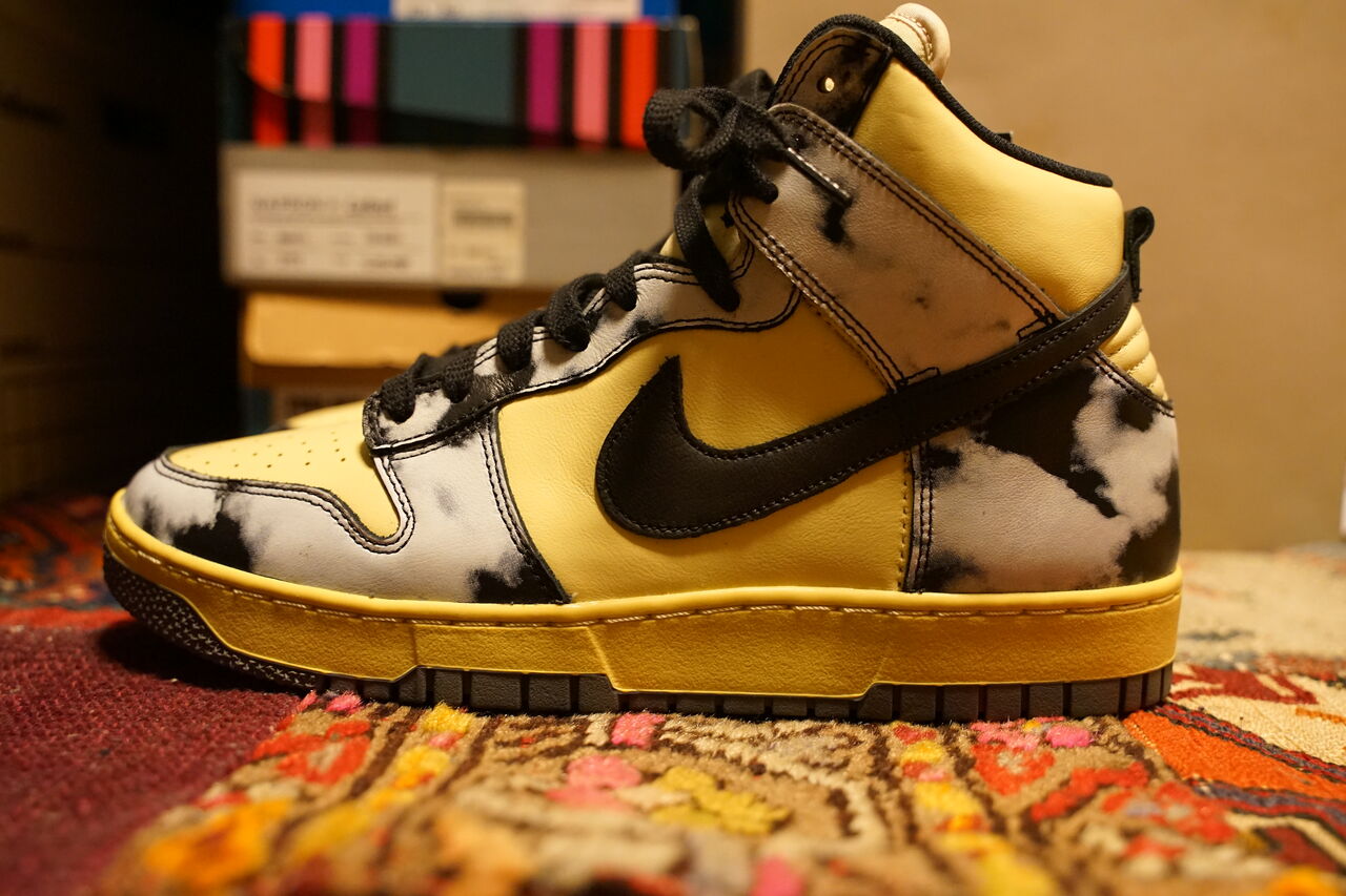 NIKE DUNK HIGH 1985 SP BLACK ACID WASH : ああ、好きに走れば NIKE DUNK HIGH 1985 SP BLACK ACID WASH : ああ、好きに走れば