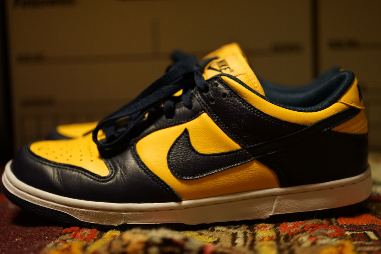 送料無料 いくらから DUNK NIKEiD LOW ああ、好きに走ればいい : MICHIGAN REVERSE 靴
