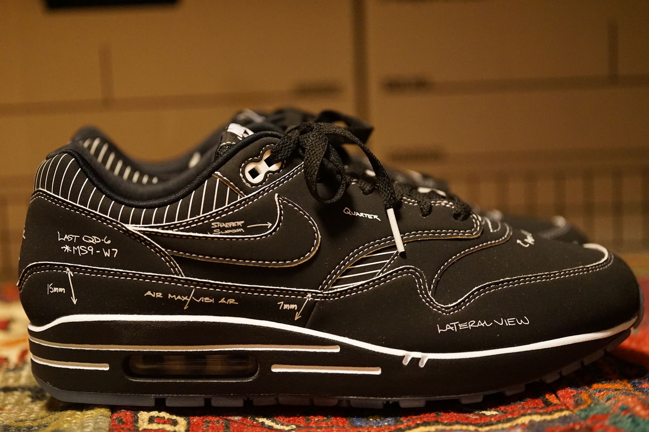 NIKE AIR MAX 1 TINKER SCHEMATIC BLACK : ああ、好きに走れば NIKE AIR MAX 1 TINKER SCHEMATIC BLACK : ああ、好きに走れば