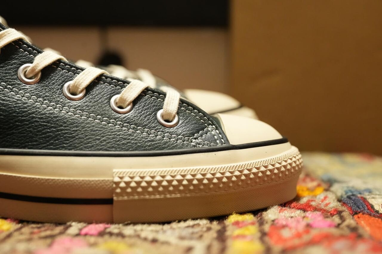 CONVERSE ALL STAR J HI DEEP GREEN つま先 