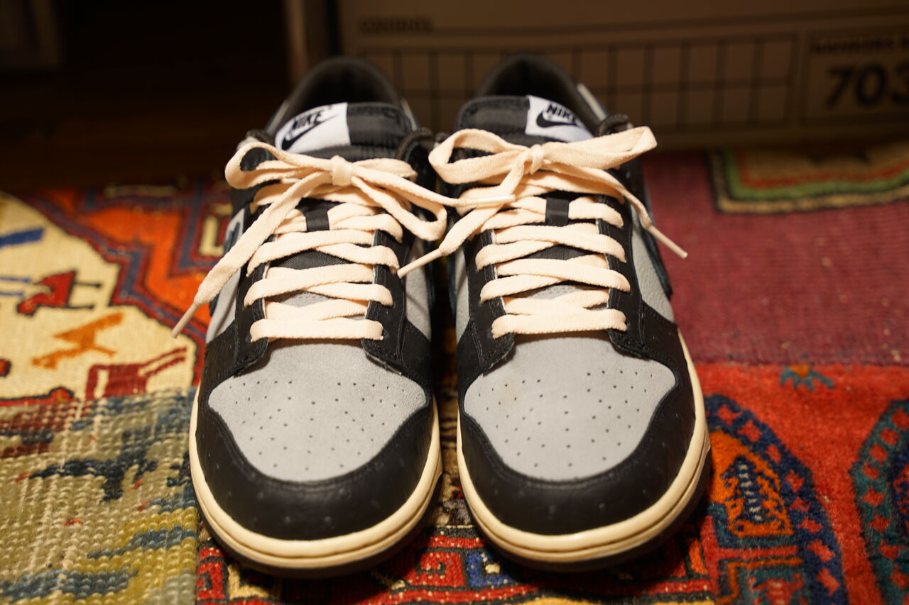 NIKE DUNK LOW UNLOCKED BY YOU BLACK OSTRICH 1st : ああ、好きに走れ ...