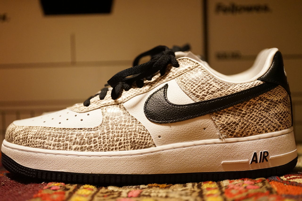 NIKE AIR FORCE 1 LOW RETORO COCOA SNAKE : ああ、好きに走ればいい