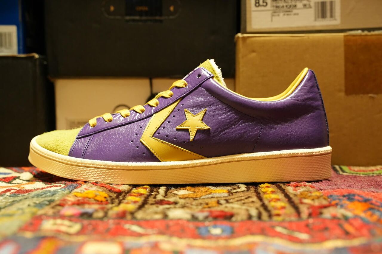 MAGFORLIA × CONVERSE PROLEATHER J VTG OX 左サイド