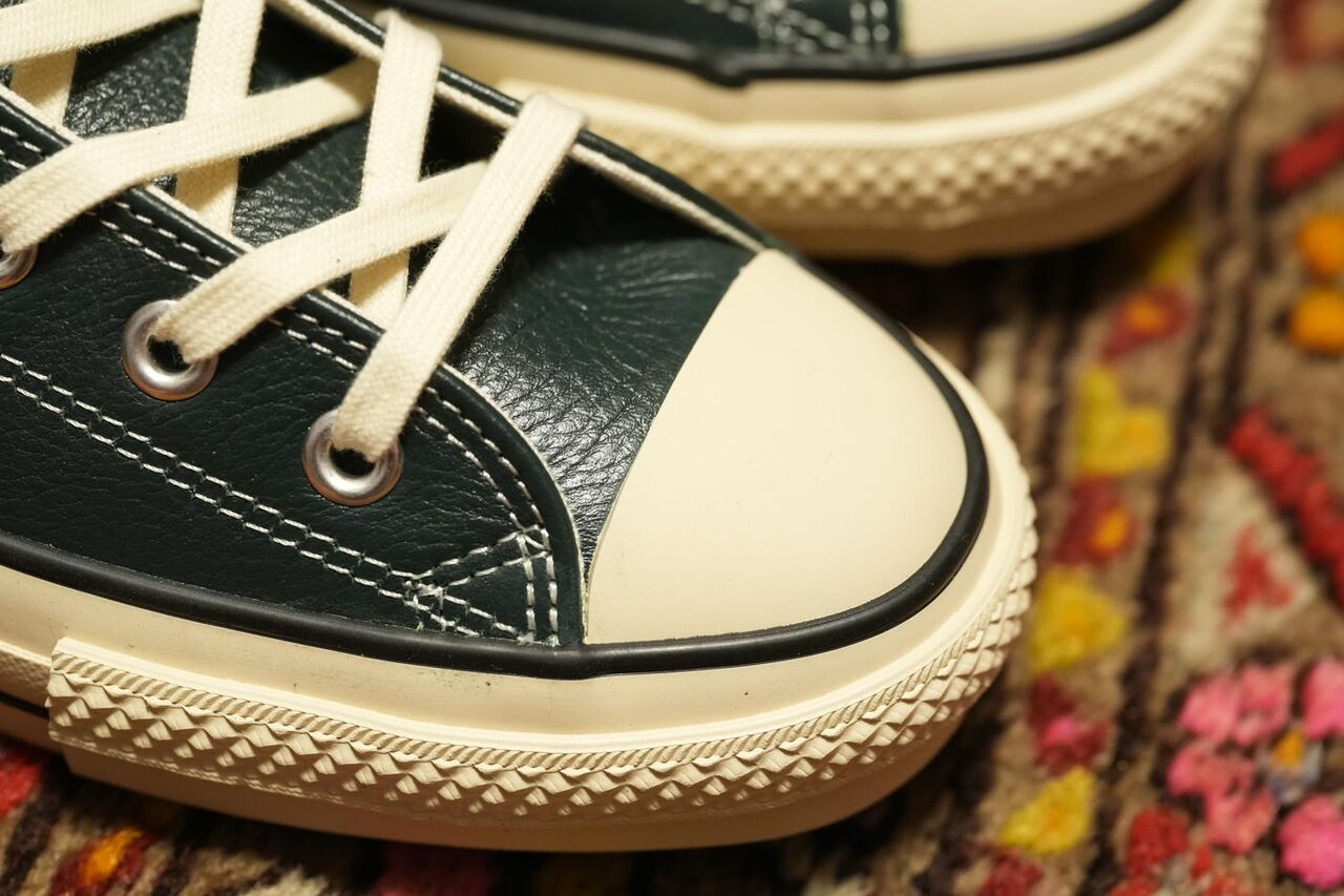CONVERSE ALL STAR J HI DEEP GREEN トゥボックス俯瞰