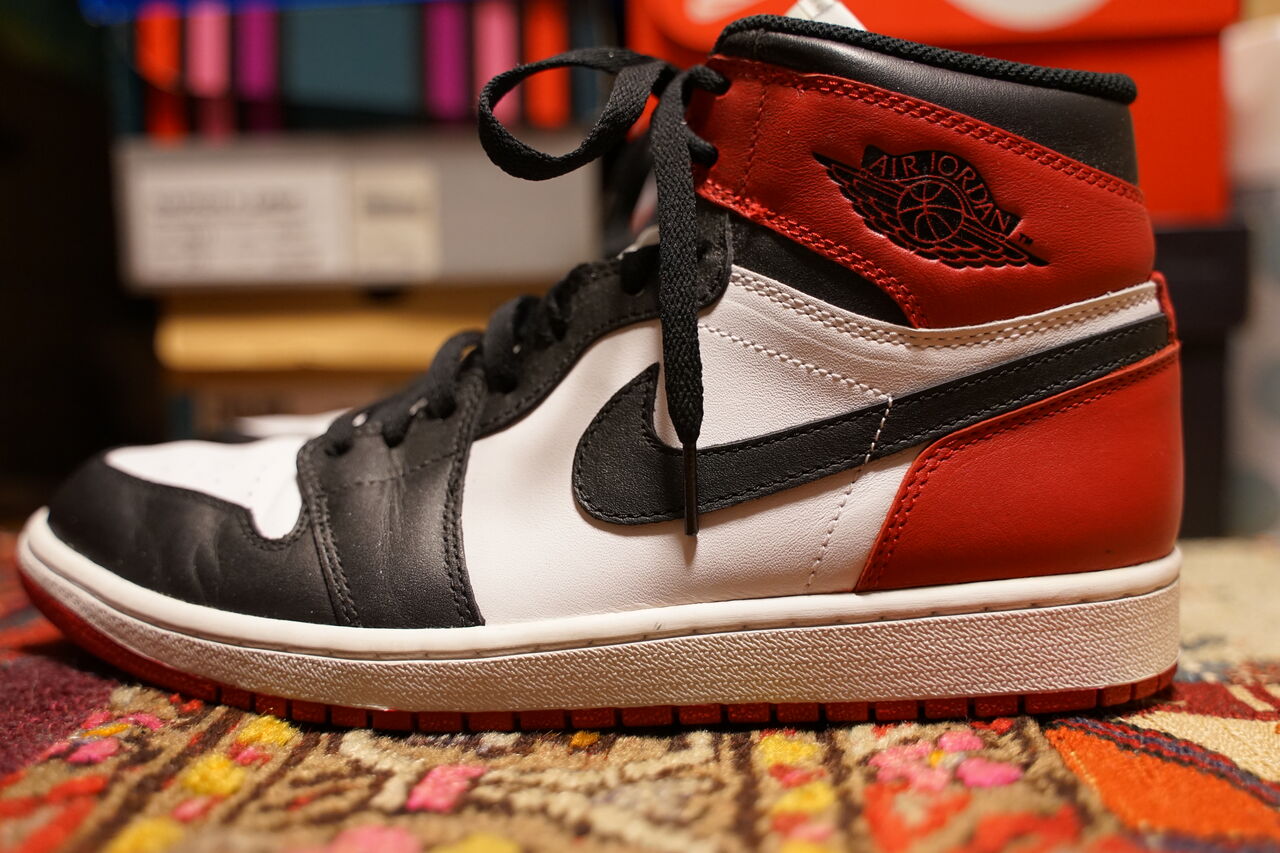 NIKE AIR JORDAN 1 RETRO HIGH OG BLACK TOE 2013 : ああ、好きに走れ