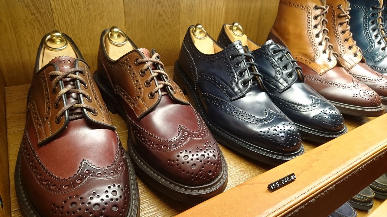 Tricker's×Hummingbirds'hill shop CALF WING TIP BOOTS : ああ、好き