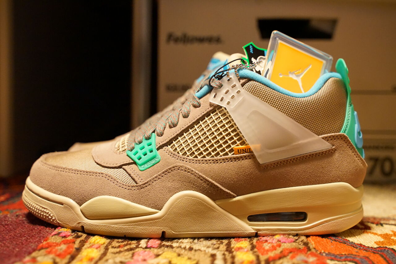UNION × NIKE AIR JORDAN 4 TAUPE HAZE〇 : ああ、好きに走ればいい ...