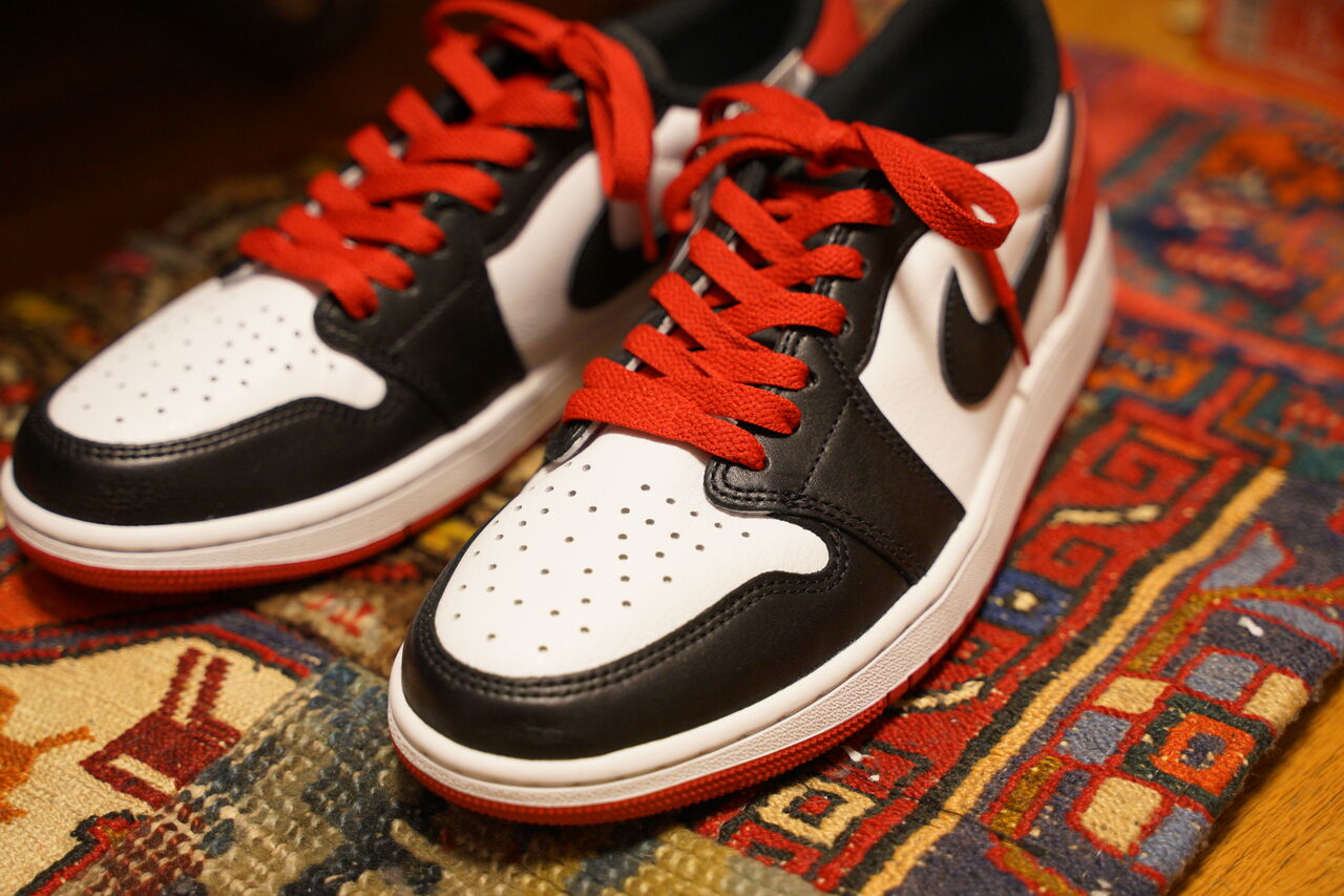 NIKE AIR JORDAN 1 LOW OG BLACK TOE : ああ、好きに走ればいいじゃない