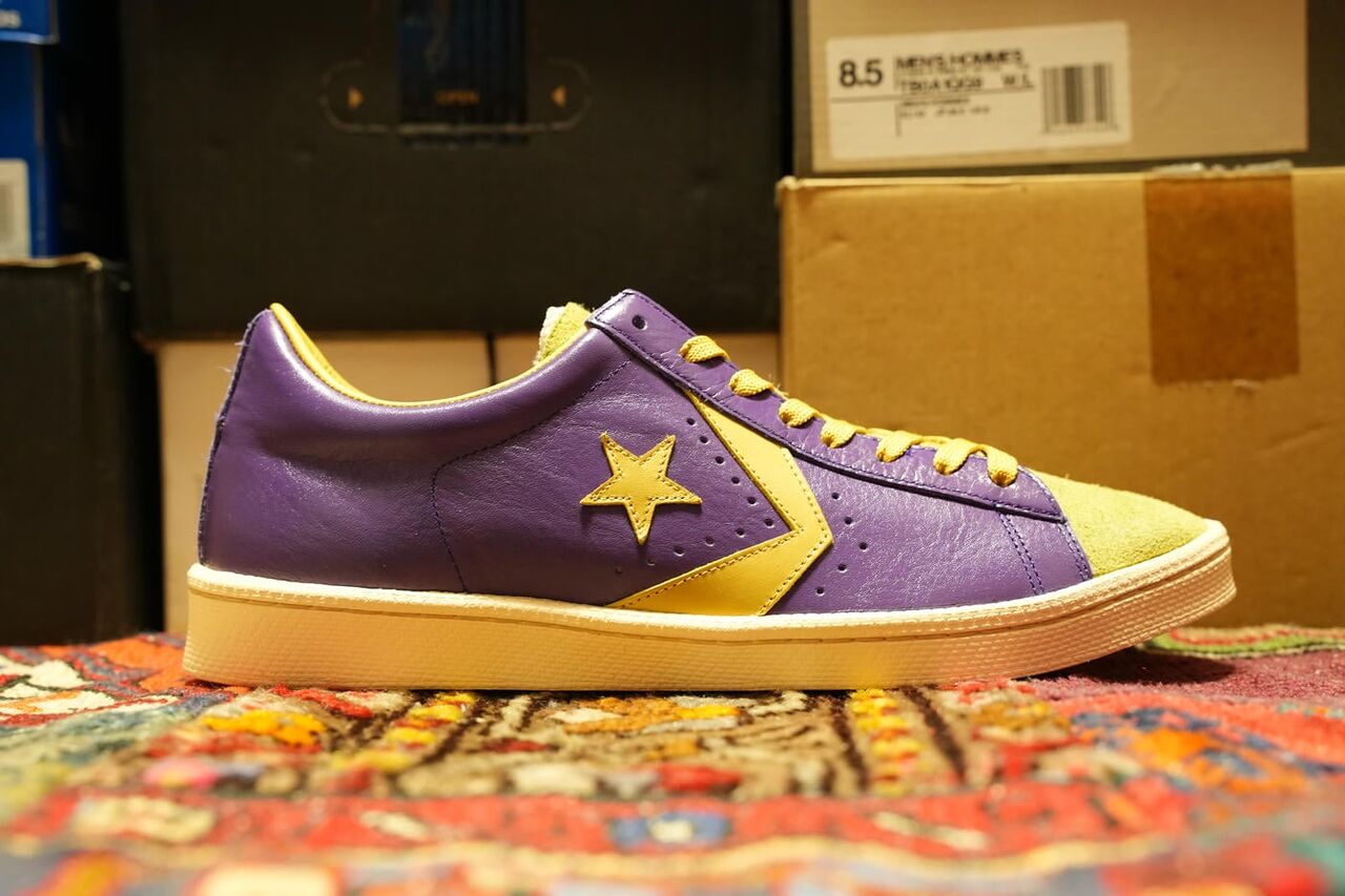 MAGFORLIA × CONVERSE PROLEATHER J VTG OX 左サイド