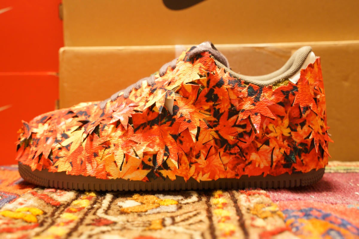 NIKE AIR FORCE 1 07 LX LEAF CAMO 左サイド