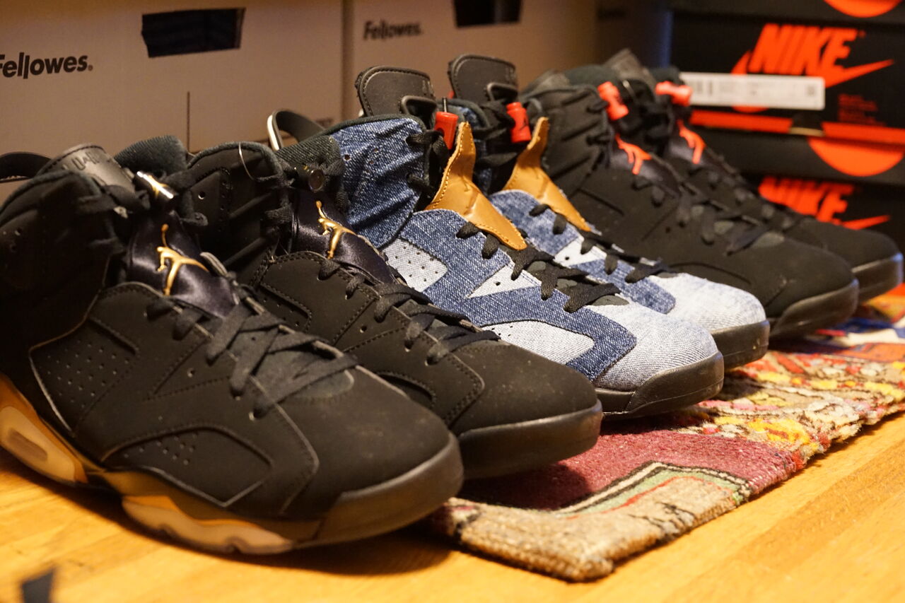 NIKE AIR JORDAN 6 DMP BLACK METALLIC GOLD : ああ、好きに走ればいい