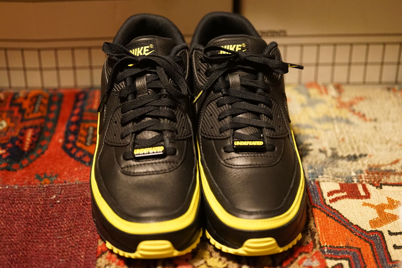 Undefeated Nike Air Max 90 Black Yellow ああ 好きに走ればいいじゃない Undefeated Nike Air Max 90 Black Yellow ああ 好きに走ればいいじゃない