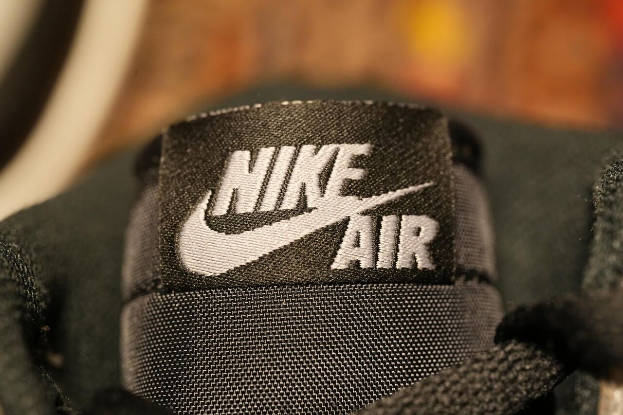 NIKE AIR JORDAN 1 RETRO HIGH OG SHADOW 2013年製のしシュータン周りのディテールをチェック。