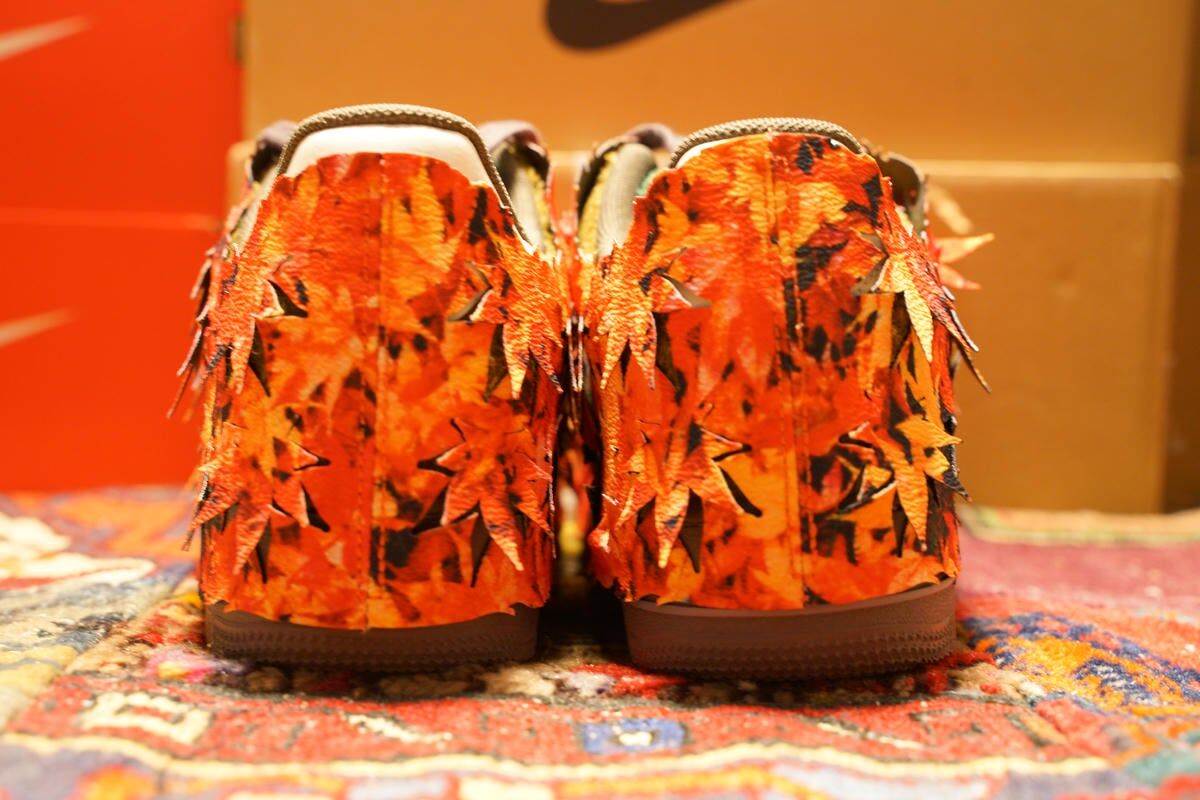 NIKE AIR FORCE 1 07 LX LEAF CAMO ヒールサイド