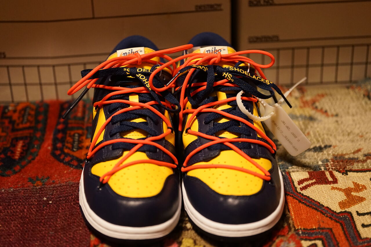 Nike×Off-White DUNK LOW LTHR / OW