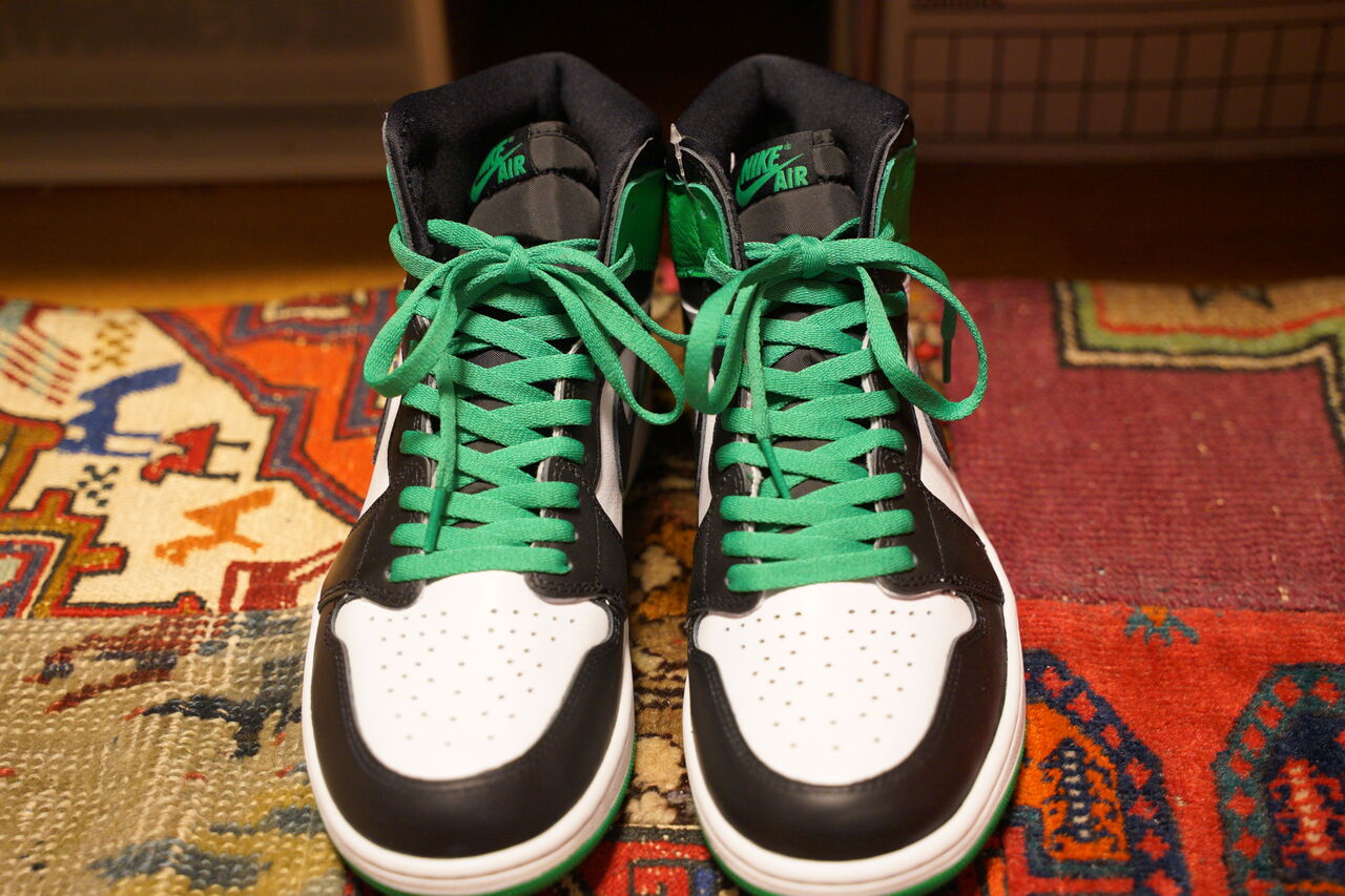 NIKE AIR JORDAN 1 HIGH OG LUCKY GRENN : ああ、好きに走れば NIKE AIR JORDAN 1 HIGH OG LUCKY GRENN : ああ、好きに走れば