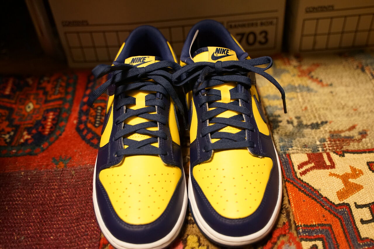 NIKE DUNK LOW RETRO VARSITY MAIZE : ああ、好きに走ればいいじゃない
