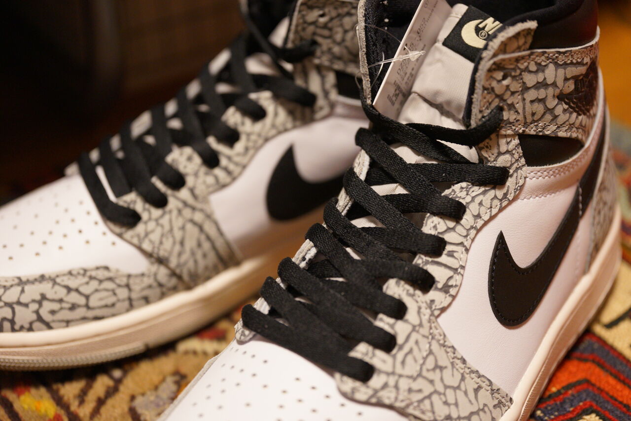 NIKE AIR JORDAN 1 HIGH OG WHITE CEMENT : ああ、好きに走ればいい