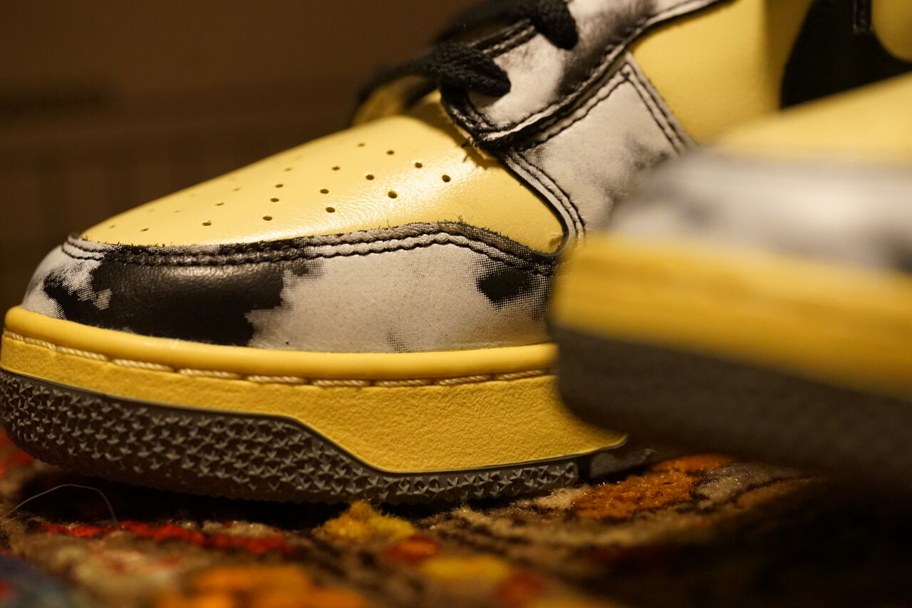 NIKE DUNK HIGH 1985 SP BLACK ACID WASH : ああ、好きに走ればいい