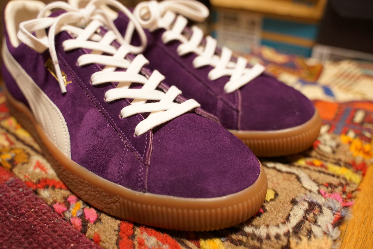 レビュー】ビリーズ×プーマ スエード MIJ グレープワインのスエードの