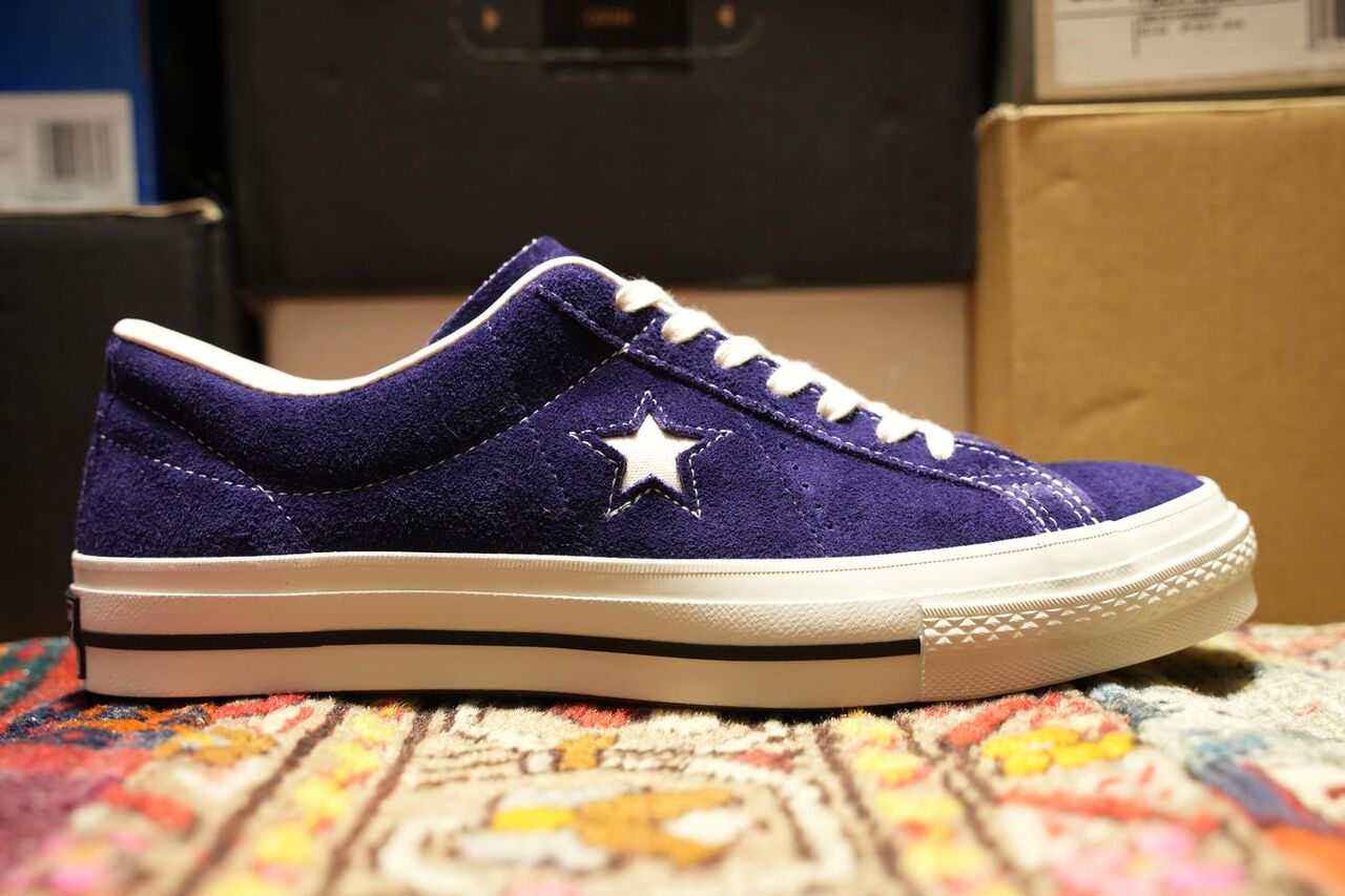 CONVERSE ONE STAR J VTG PURPLE 右サイド