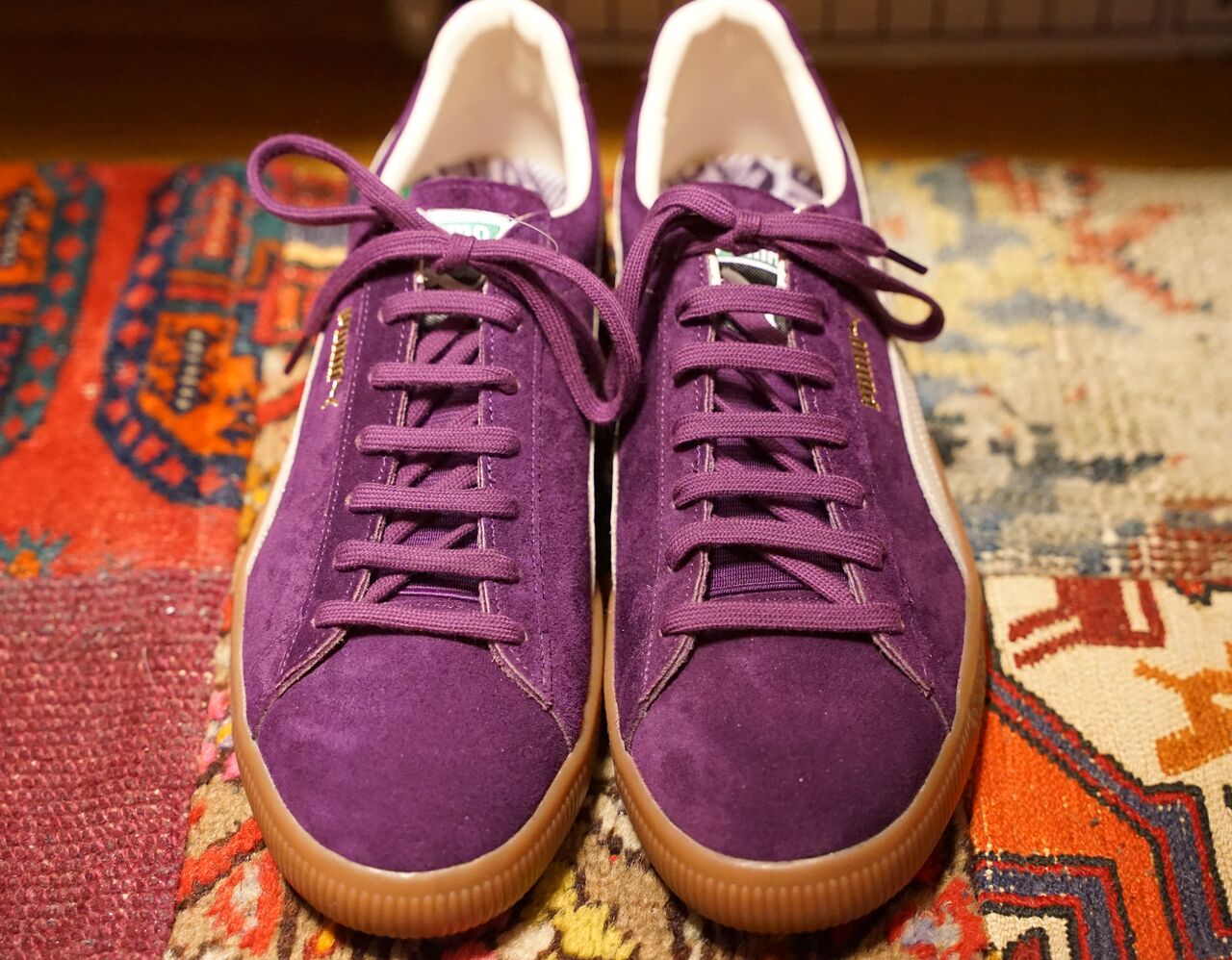 レビュー】ビリーズ×プーマ スエード MIJ グレープワインのスエードの