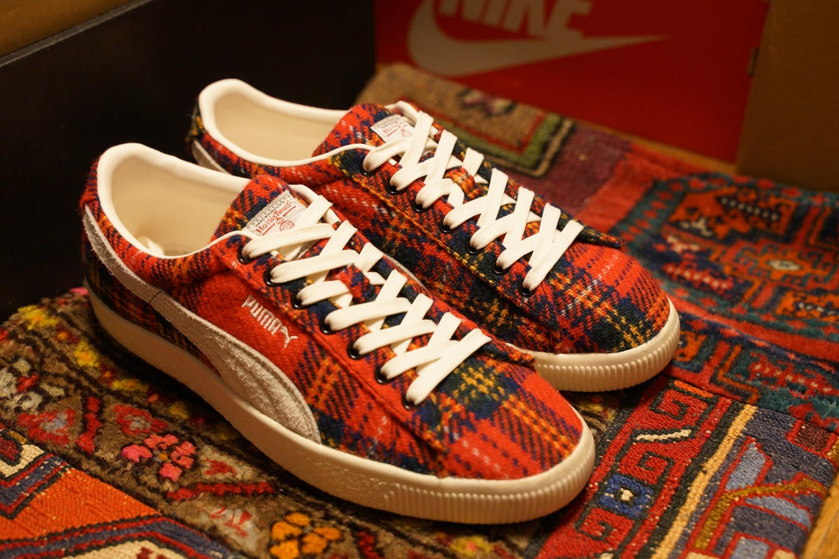 PUMA SUEDE VTG HARRIS TWEED RED