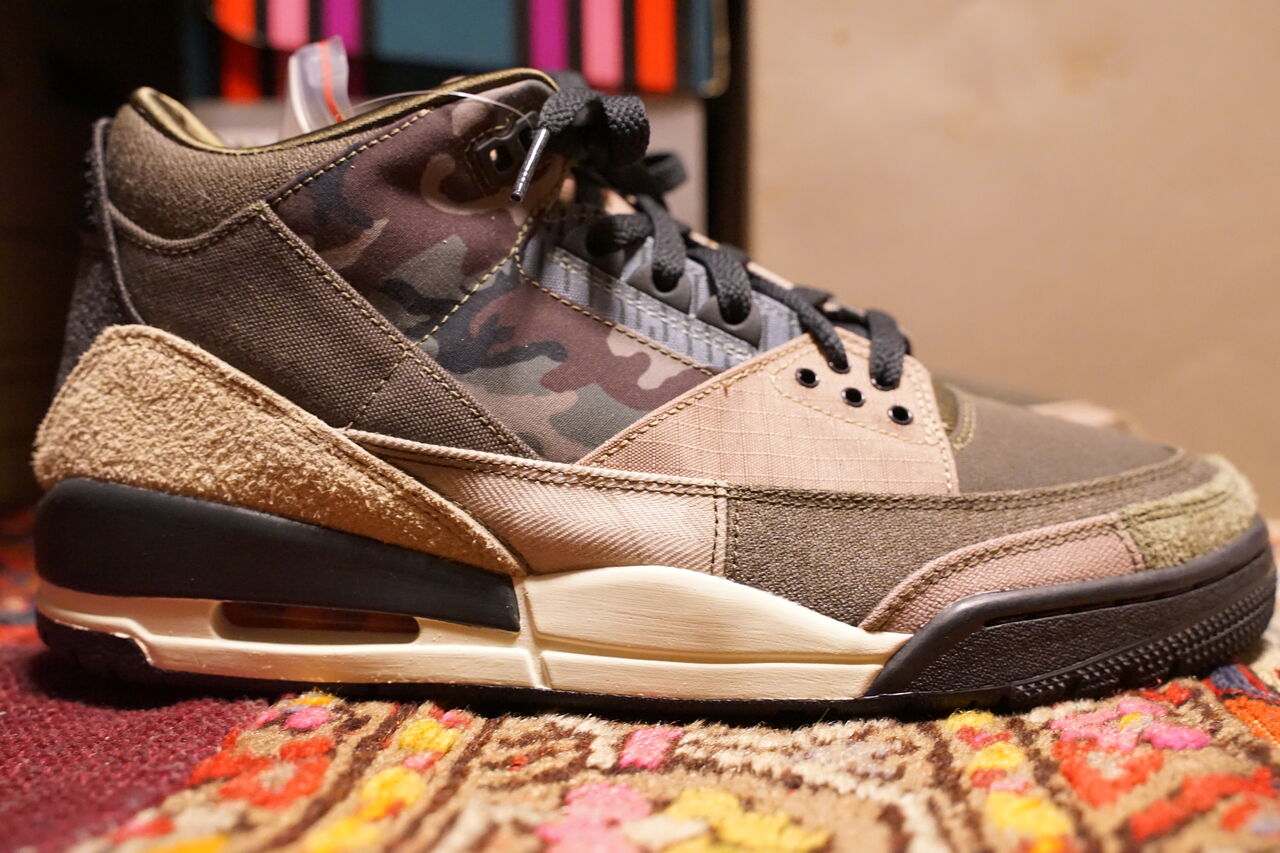 NIKE AIR JORDAN 3 RETRO SE PATCHWORK : ああ、好きに走れば