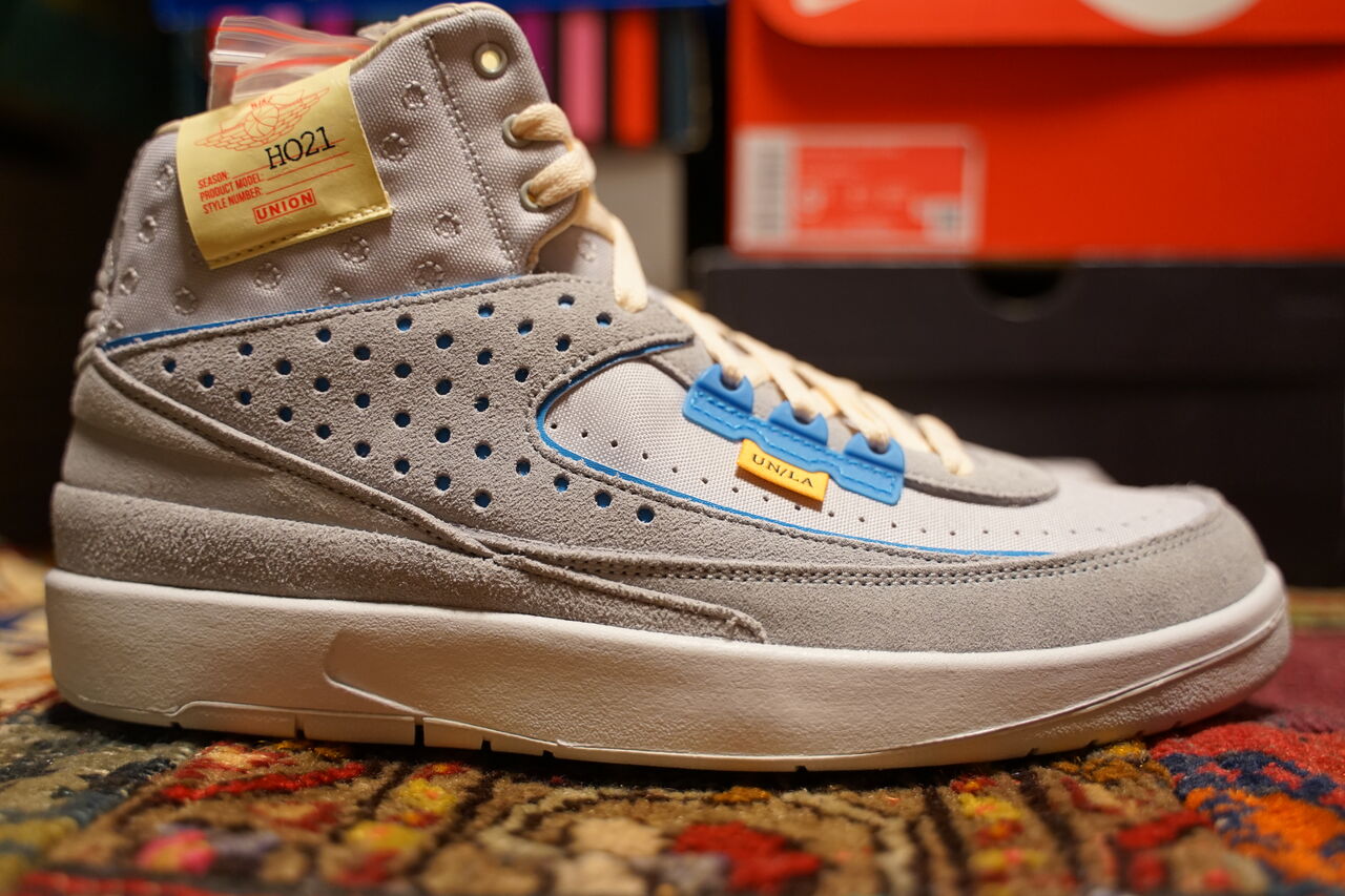 Union × Nike Air Jordan 2 グレーフォグ 29.5cm