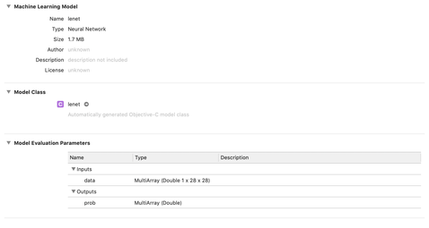 xcode_lenet