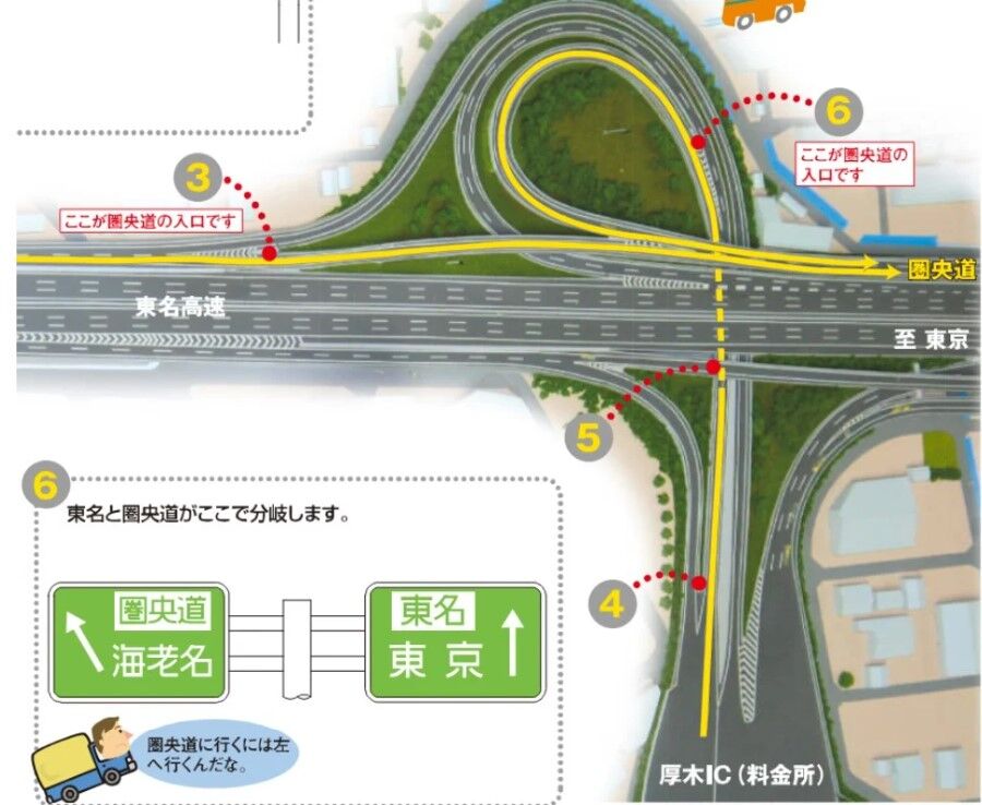 迷路？ 難所「海老名JCT」どう攻略？？ 東名～圏央道～小 …