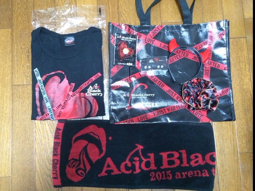 AcidBlackCherry カチューシャ＆シュシュ＆バッグ＆タオルセット AcidBlackCherry カチューシャ＆シュシュ＆バッグ＆タオルセット