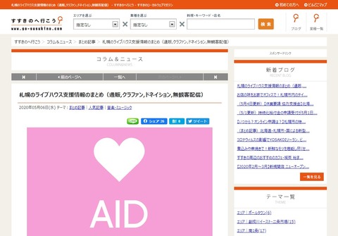 ライブハウス支援のまとめ