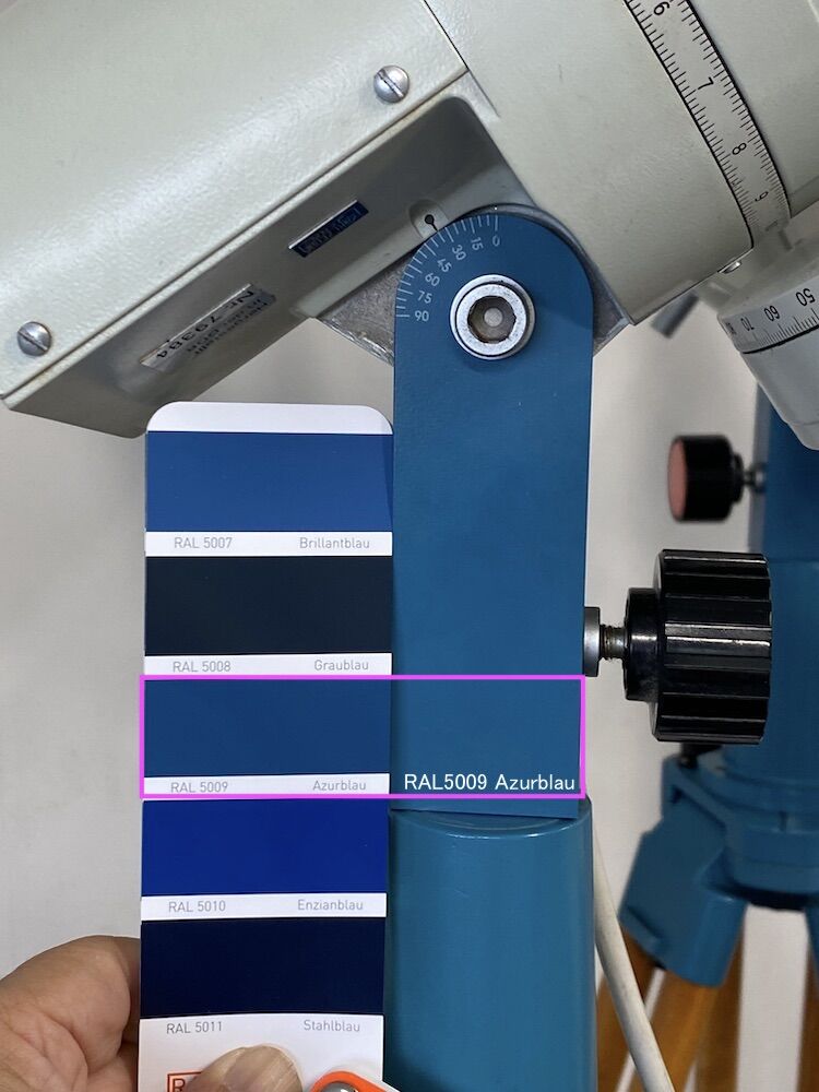 ツァイス望遠鏡の塗装色 : Zeiss_Telementor_World